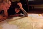 Bild på Eliot och Andrea som ska cykla för fred