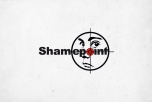 Shamepoints logotyp - ett rödpunktssikte som siktar på ett ansikte